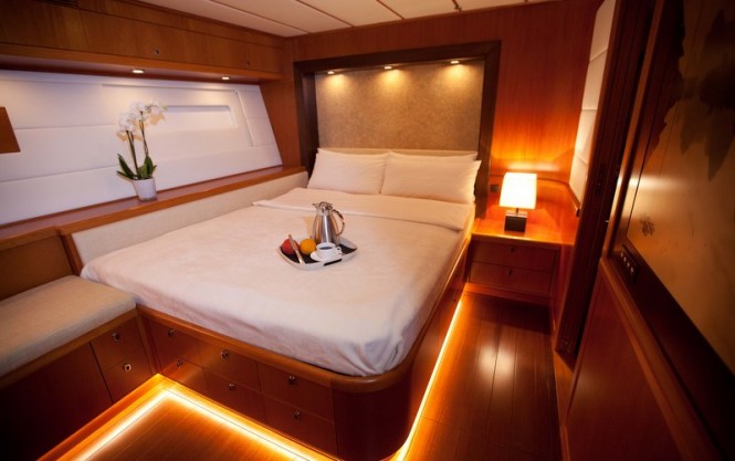 Sailing yacht Ti-Coyo - Guest Cabin - Photo by Dijana Nukic