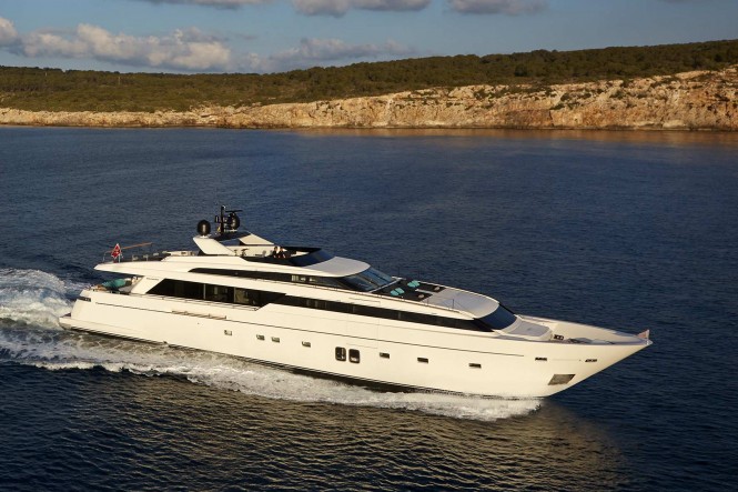 Sanlorenzo SL118 superyacht propelled by MTU engines