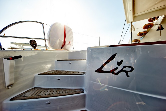 Victoria 67 charter catamaran LIR - Photo credit LIR Yacht