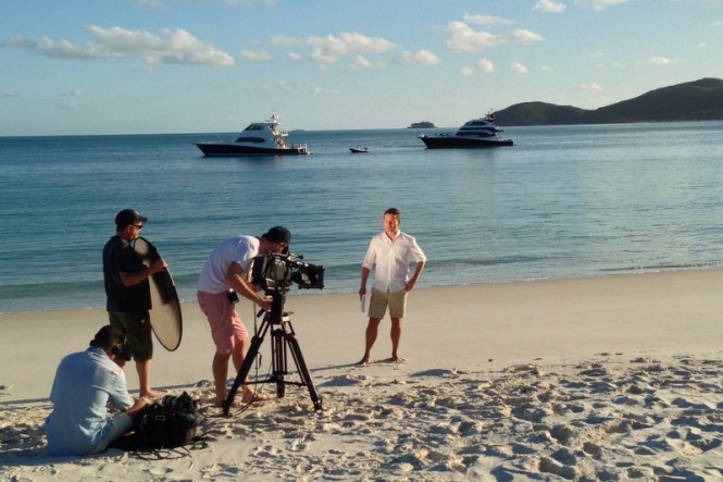 A great backdrop for the Today Show morning weather report