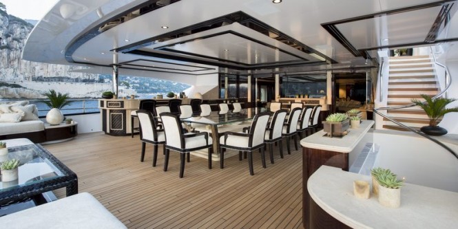 Aboard motor yacht Illusion V