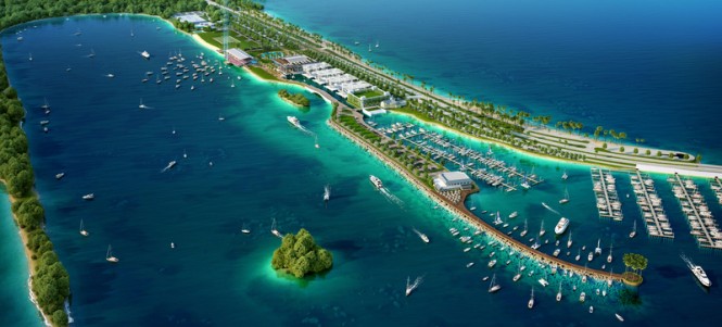 Aerial view of Marine Stadium