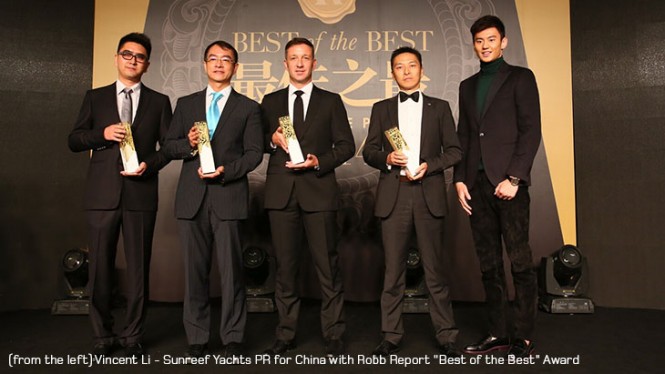 Best Sailing Boat of the Year 2014 Award for superyacht Sunreef 156 ULTIMATE