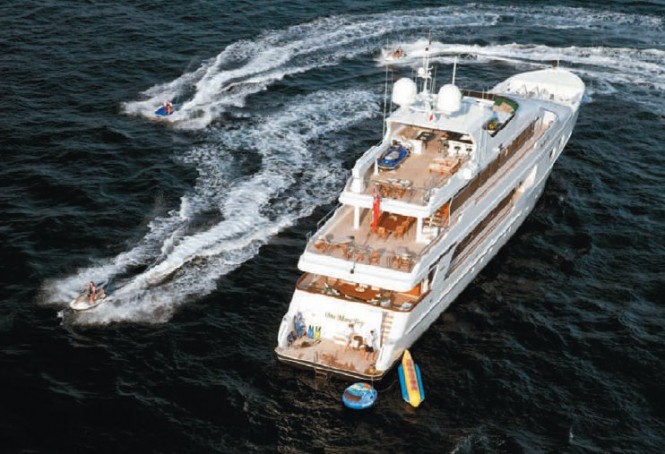 Luxury motor yacht One More Toy during Operation Cruise