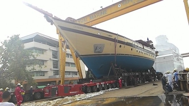 Luxury sailing yacht LAMIMA - Image credit to Italthai Marine Limited