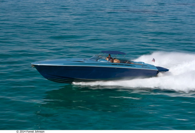 Magnum 51 superyacht tender at full speed
