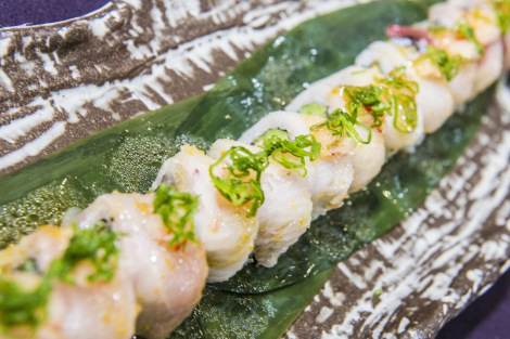 Mayfair restaurant Novikov provided a delectable selection of pan asian canapés for the Sunseeker London party