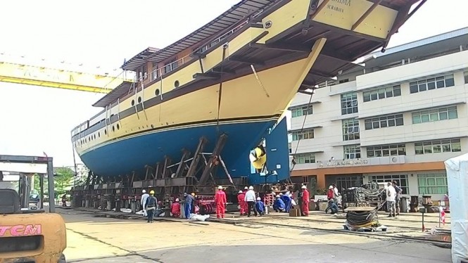 Phinisi Yacht LAMIMA - Image credit to Italthai Marine Limited