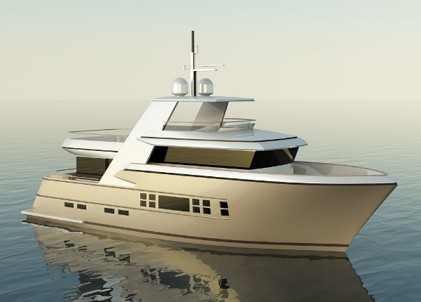 Rendering of 24m Drettmann Explorer 24 Yacht
