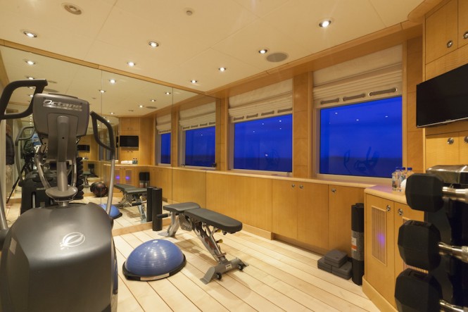 Superyacht VICTORIA DEL MAR - Gym - Photo Jim Raycroft