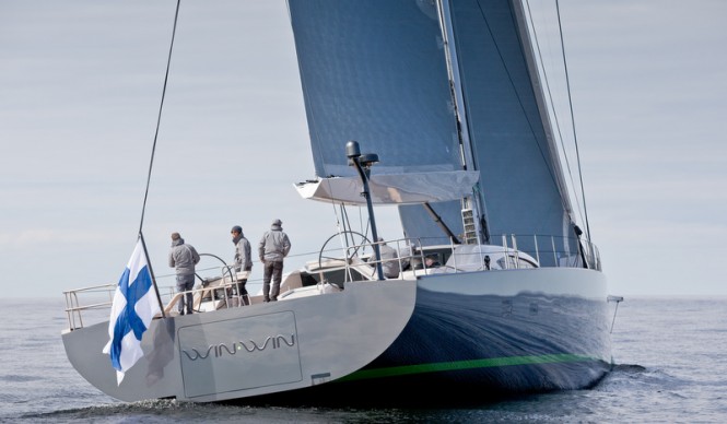 WinWin Yacht - aft view - Photo by Jeff Brown SYM