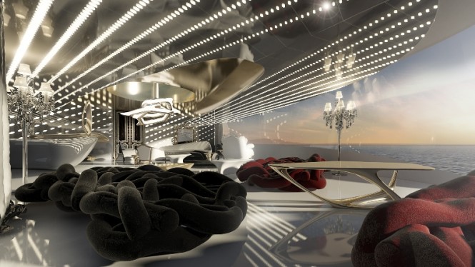 X-Force 145 yacht concept - Bow Lounge