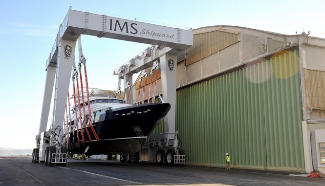 43m Heesen charter yacht Sister Act on IMS 700 site