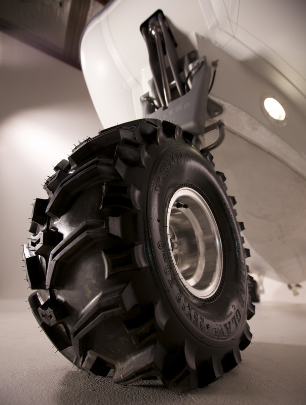 Amphibious technology kit for superyacht tender builders by Sealegs