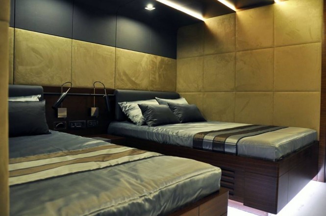 BEBE Yacht - Twin Cabin - Image credit to Vosmarine