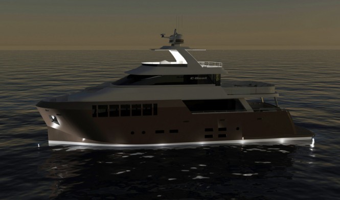 C.Boat 31 Explorer Yacht by night