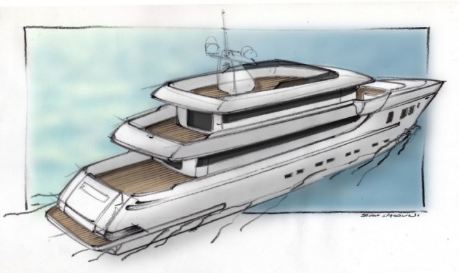 First Otam SD35 Yacht - aft view