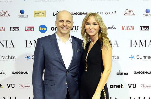 Founder and President of Sunreef Yachts- Francis Lapp and the Creative Director of the La Mania Fash