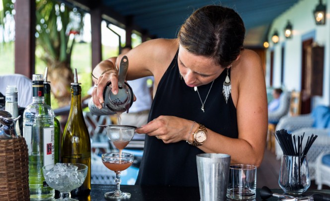 Jasmin Rutter from Marie Yacht at work