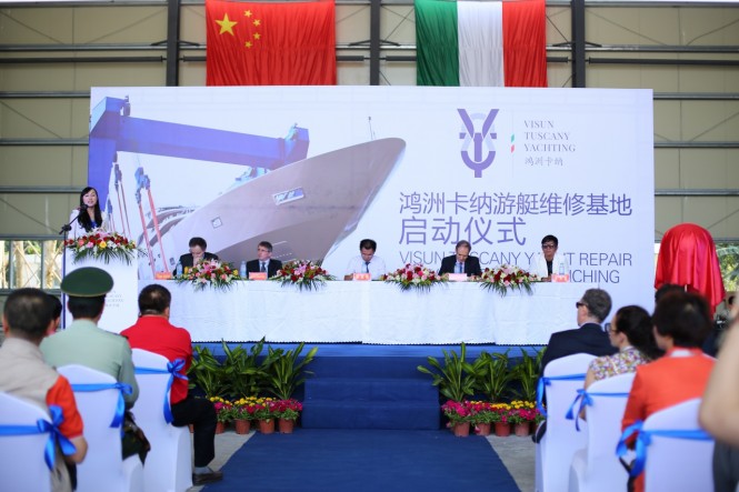 Launch of the Visun Tuscany Yacht Repair Service Center