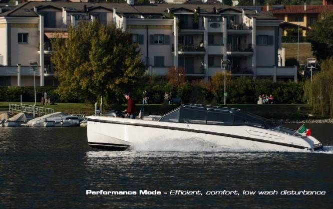 Limousine 30' mega yacht tender - Performance Mode