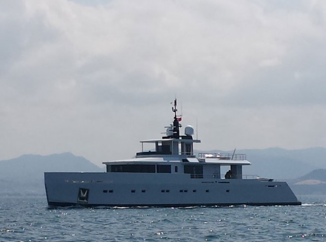 Luxury motor yacht Alyssa with naval architecture by Diana Yacht Design