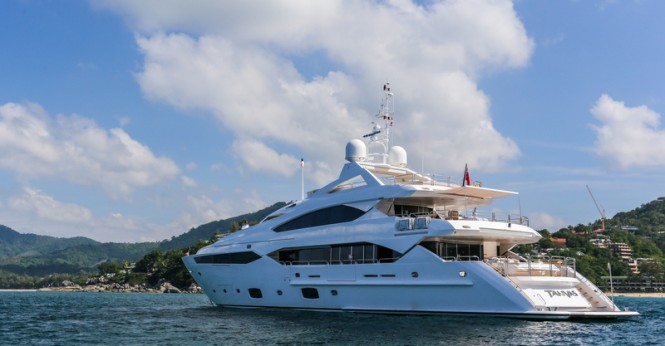 Luxury motor yacht Tanvas at ASR 2014 - Image credit to Asia Superyacht Rendezvous