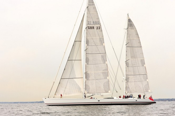 Luxury sailing yacht Mari-Cha III with interior by Clear Yacht Interiors