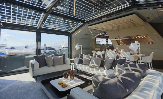 Luxury yacht Arcadia 85 US Edition (hull #8) - Main Saloon