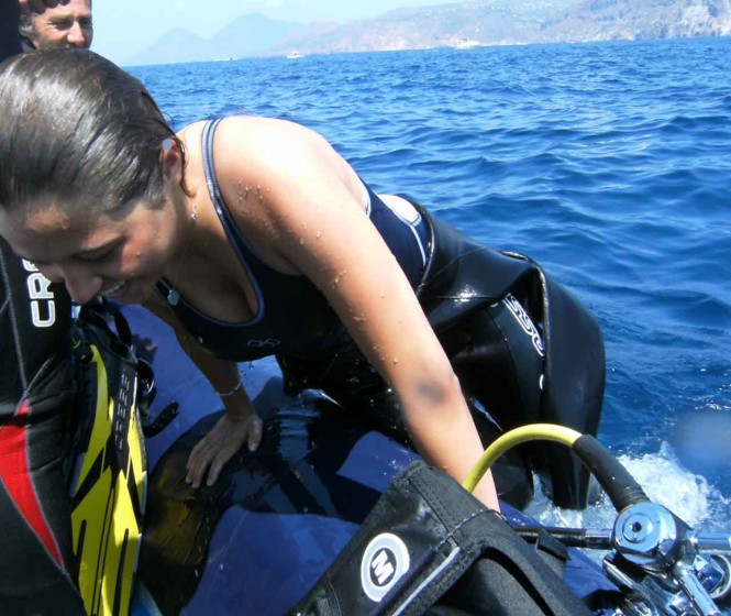 Luxury yacht OMBRE BLU - Scuba Diving