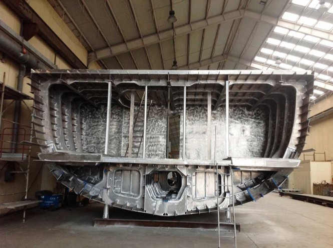 Motor yacht Wider 165' under construction at Wider Yachts