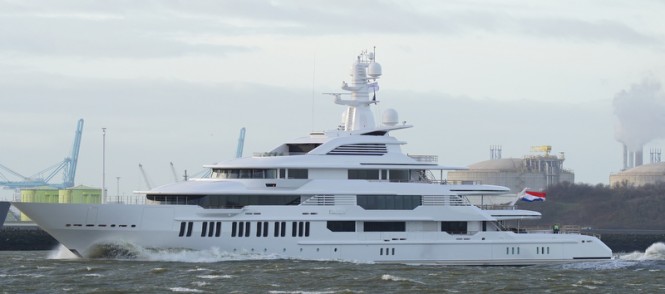 Oceanco Y710 super yacht INFINITY - Photo by Kees Torn