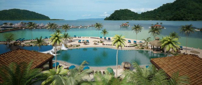 Rendering of the Golfito Marina Village & Resort 