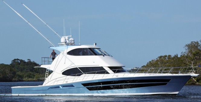 Riviera has just announced its largest and most luxurious yacht ever – the majestic new 77 Enclosed Flybridge Yacht