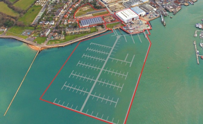 Victoria Marina at East Cowes on the Isle of Wight, UK
