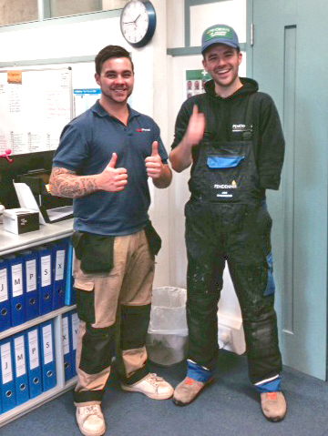 2014 QSM winners Joe Chambers and James Hitchens