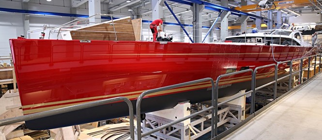 Baltic 116 Custom super yacht Doryan at RSB Rigging in Palma de Mallorca, Spain - Image credit to RSB Rigging