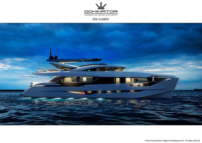 Dominator D26 superyacht Ilumen