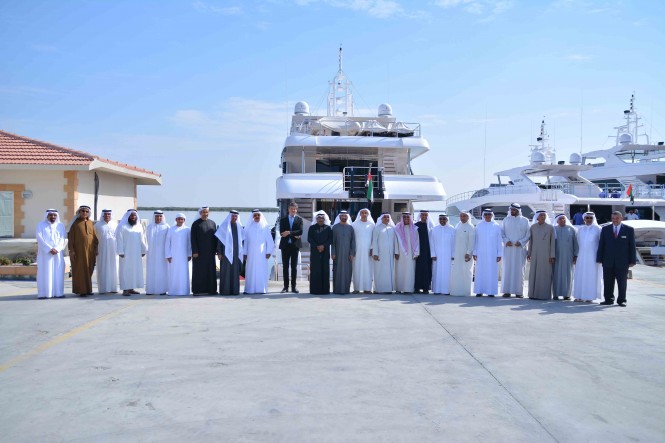 Emirati Business Delegation Tours Gulf Craft Shipyard in Umm Al Quwain