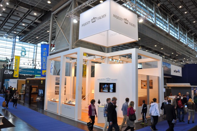 Gulf Craft stand at the Dusseldorf Boat Show 2014