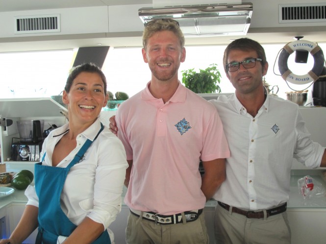 Luxury sailing catamaran yacht LIR - Chris, Natalie, Edd