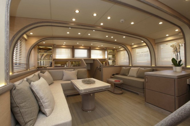 Luxury yacht In Love - Saloon