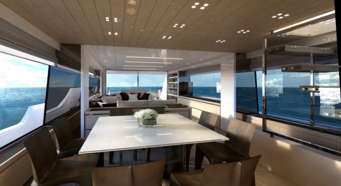 Luxury yacht SL86 by Sanlorenzo