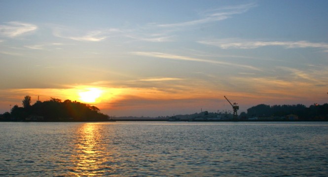 Port Blair in the lovely Andaman Islands yacht holiday location, nestled in India