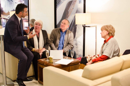 Sani Marina hosted a VIP reception with Sunseeker Hellas at the CWM FX London Boat Show 2015