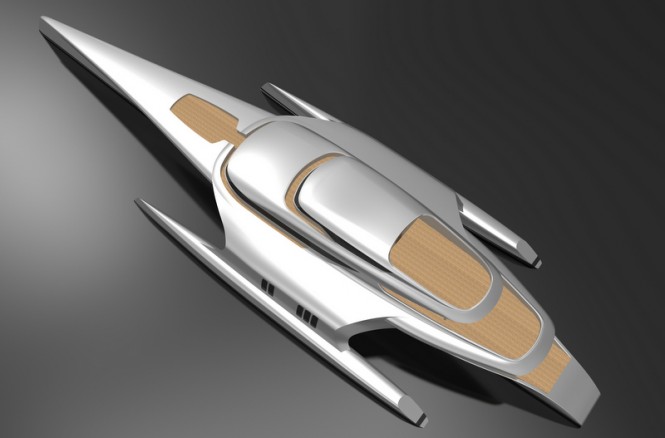 Shuttleworth 80M superyacht design from above