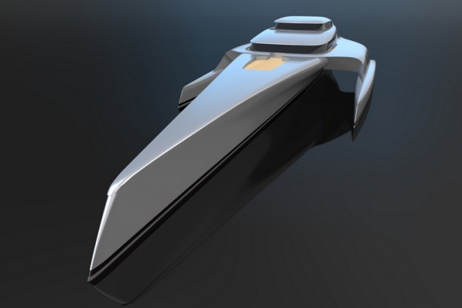 Shuttleworth 80M yacht design - Bow