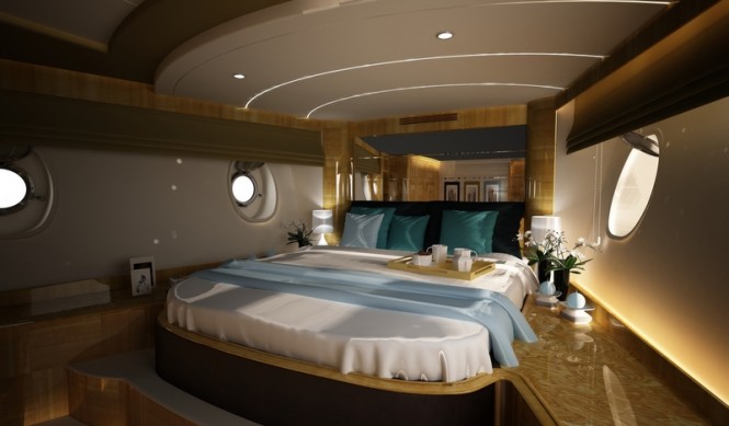 Super yacht Svetlana - Master Cabin