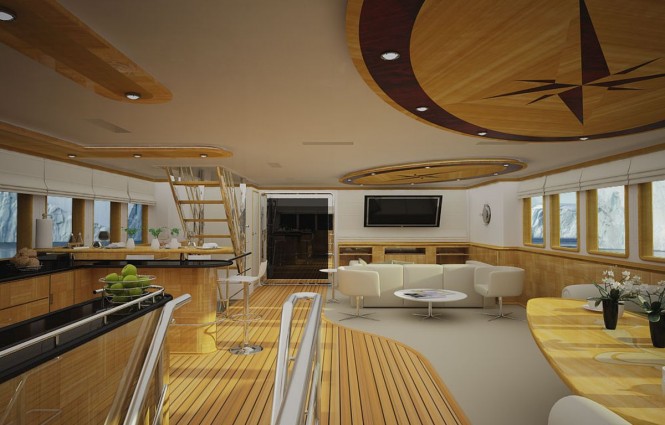 Svetlana Yacht - Saloon