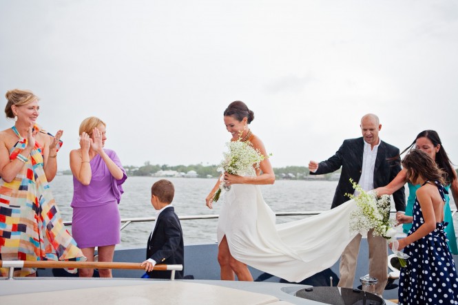 Weddings aboard M/Y ALGORYTHM